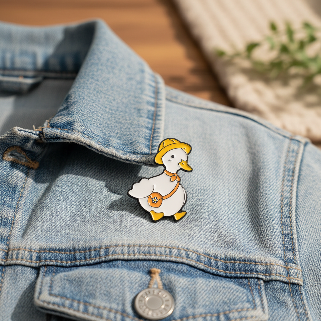 Pin's Canard Blanc Ecolier