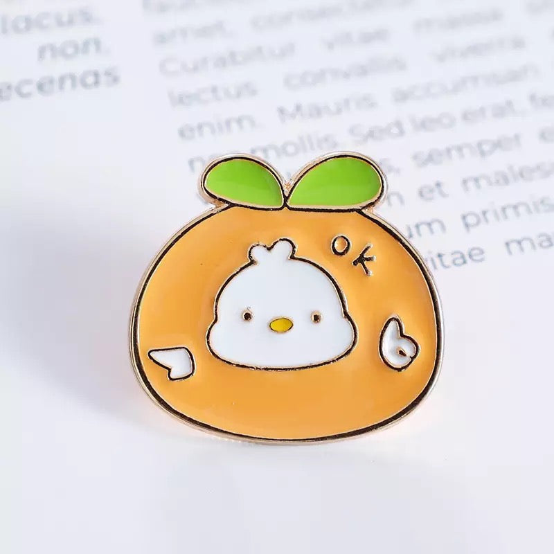 Pin's Canard Blanc Pêche