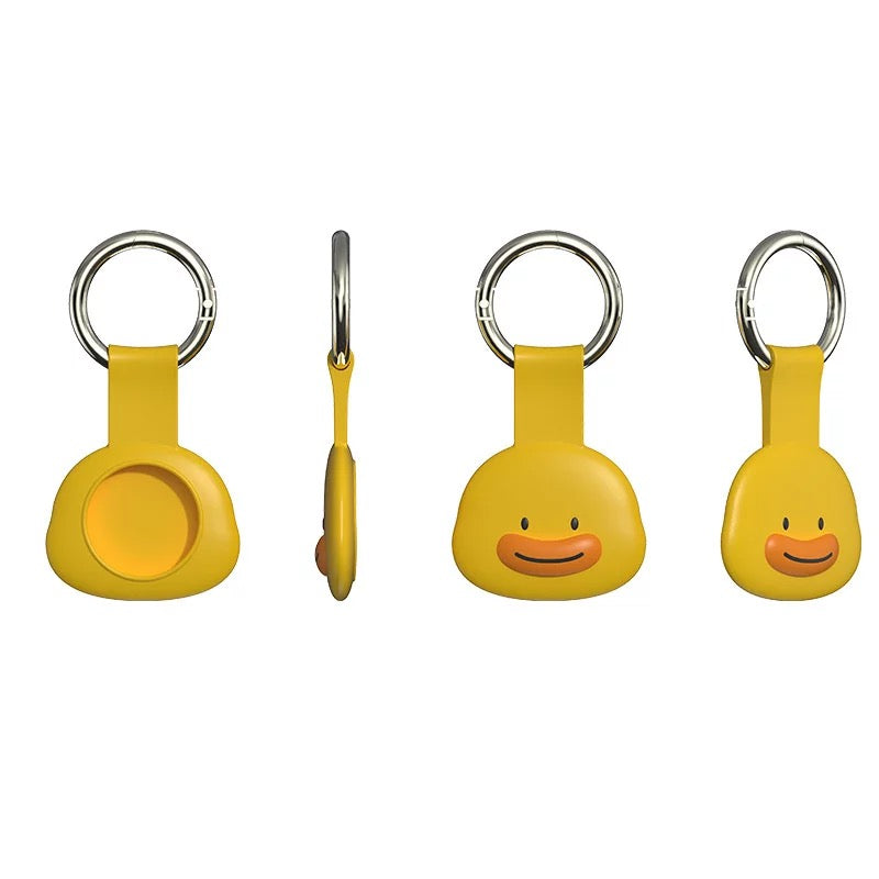 Airtag Duck Protective Keychain