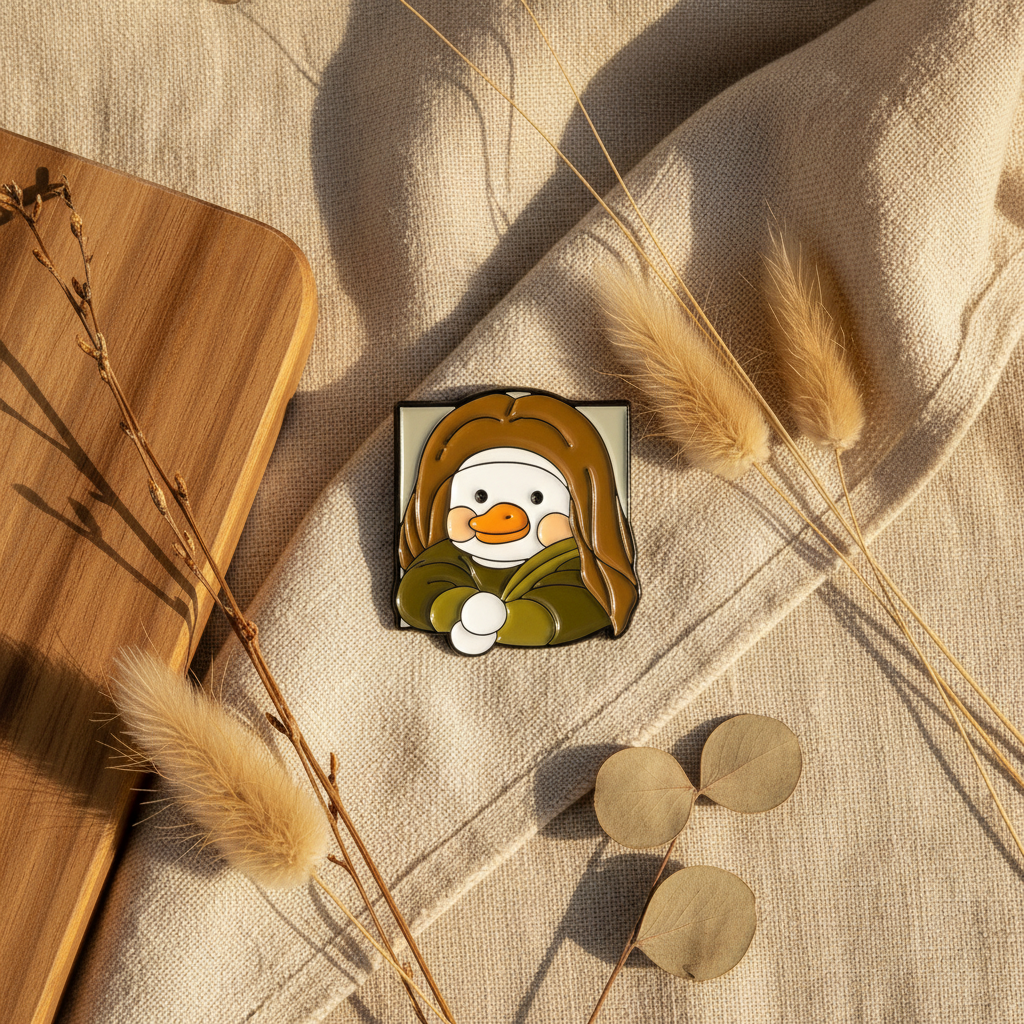 Spilla Anatra Bianca Mona Lisa