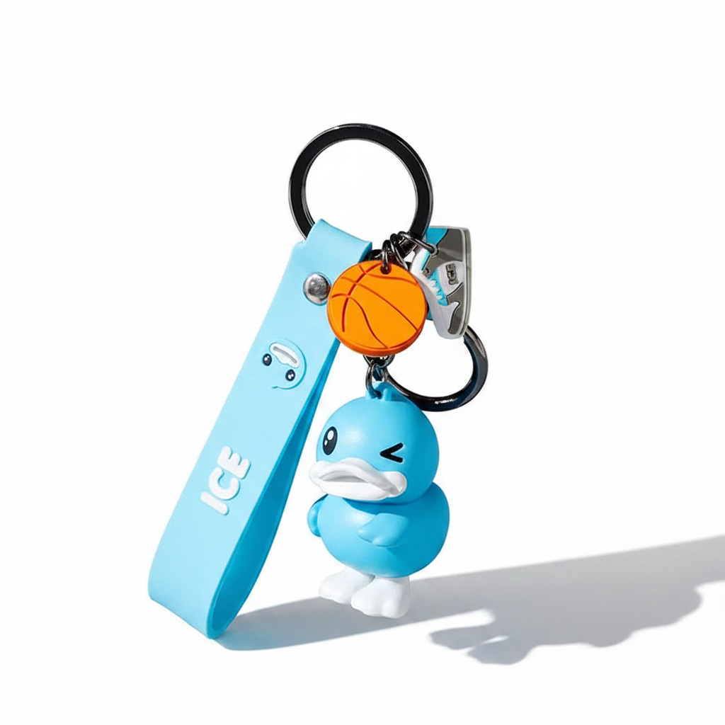 Blue Duck Keychain "Ice"