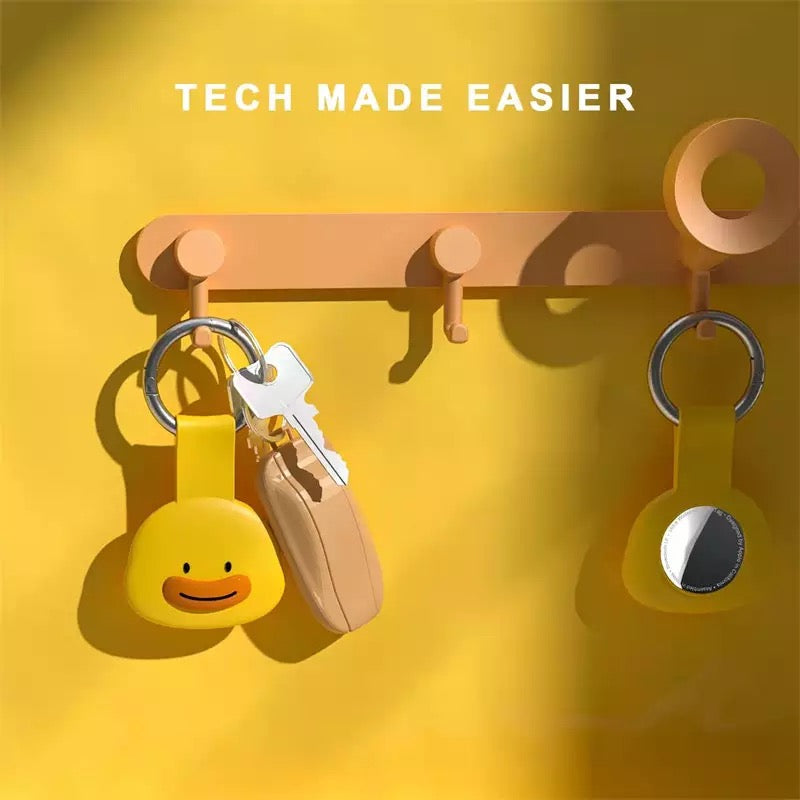 Airtag Duck Protective Keychain