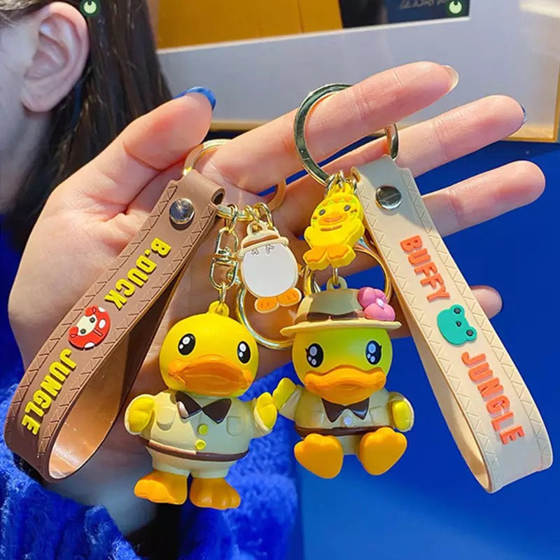 Yellow Duck Adventurer Keychain