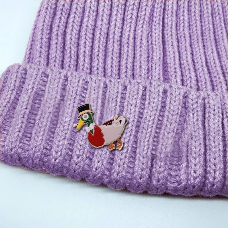 Pin's Canard Colvert Magicien