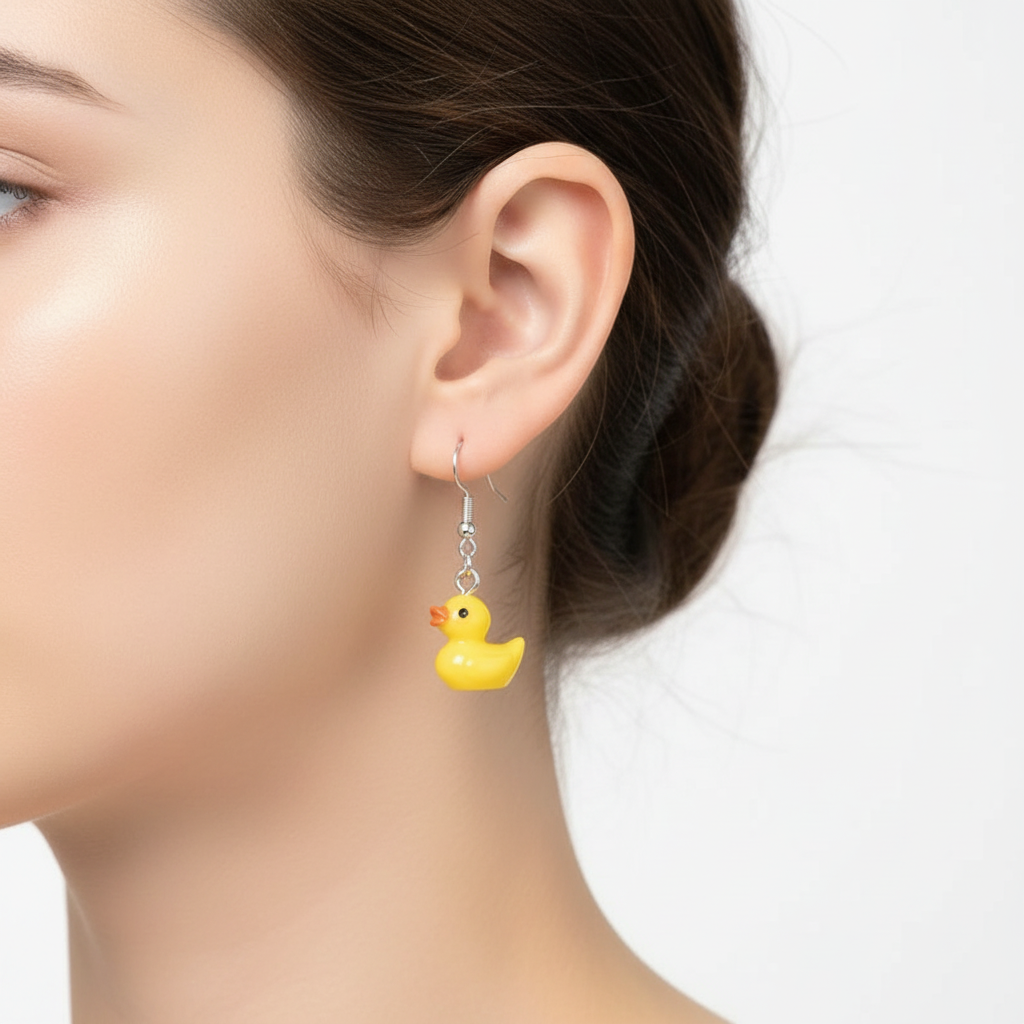 Boucles d'Oreilles Canard