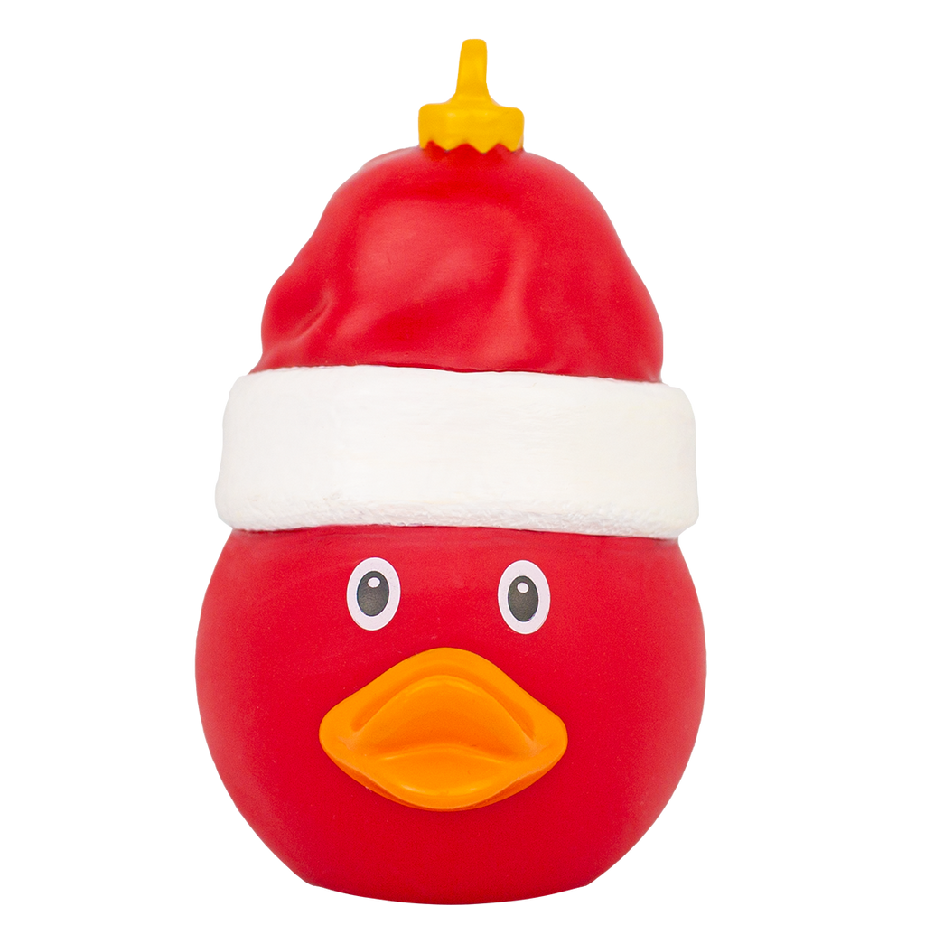 Canard Boule de Noël avec Bonnet