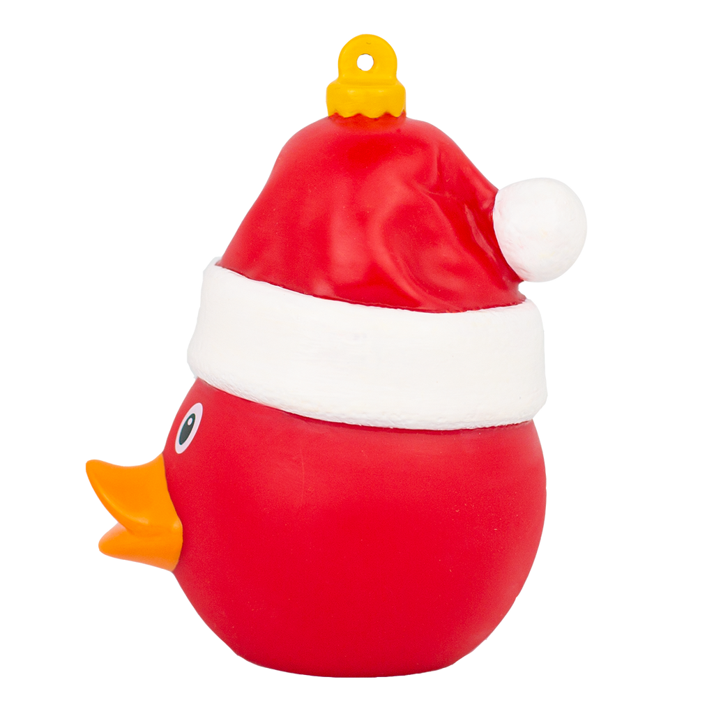 Canard Boule de Noël avec Bonnet