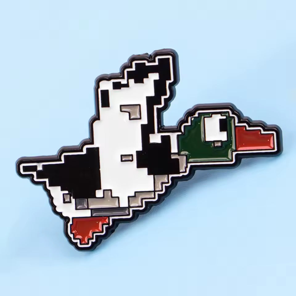 Pin’s Canard Colvert Pixel Art - photo produit