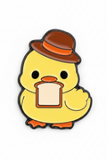Pin’s Canard Jaune Gentleman au pain de mie