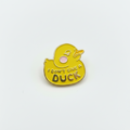 Photo produit - Pin’s Canard Jaune « I don’t give a Duck »