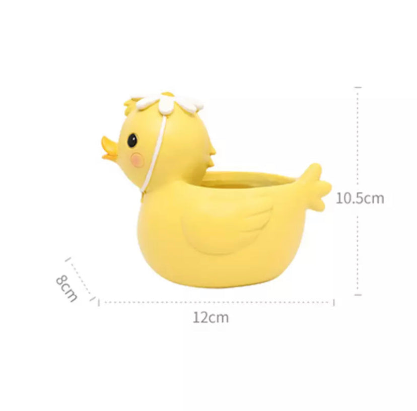 Pot de fleur Canard Jaune – visuel produit