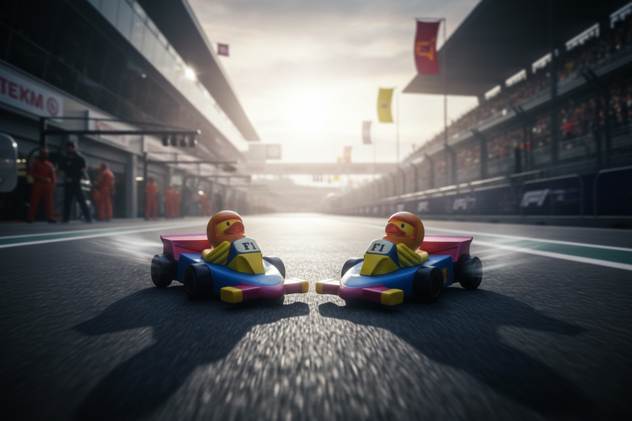 Duck F1 Racing Car