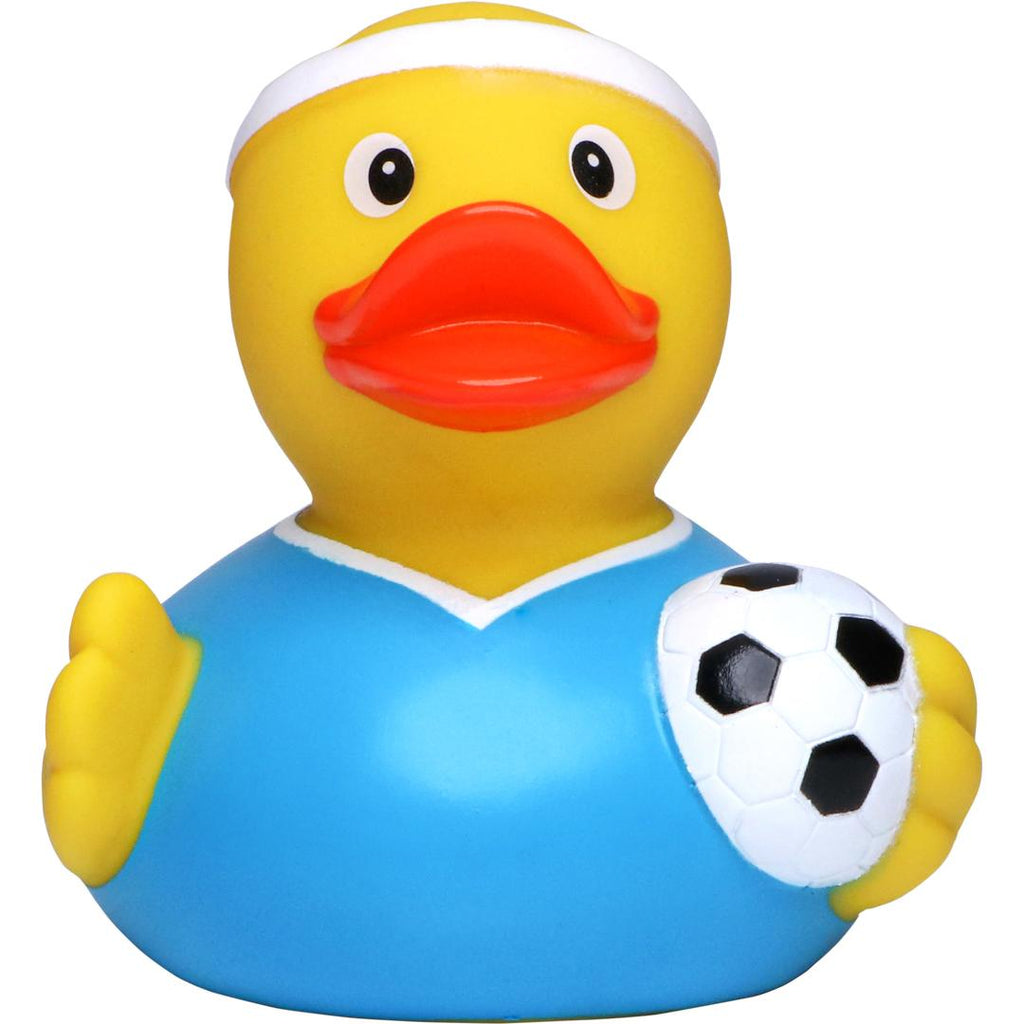 Canard Footballeur Bleu