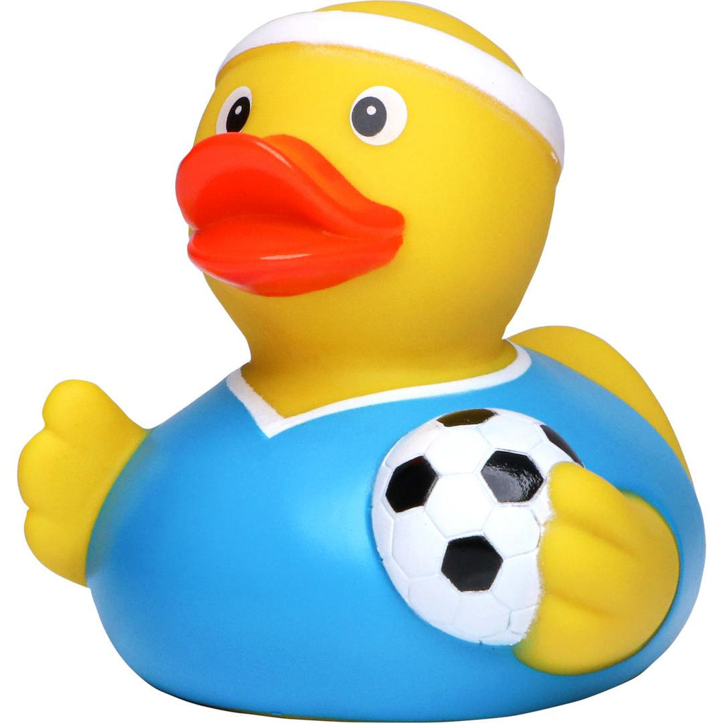 Canard Footballeur Bleu