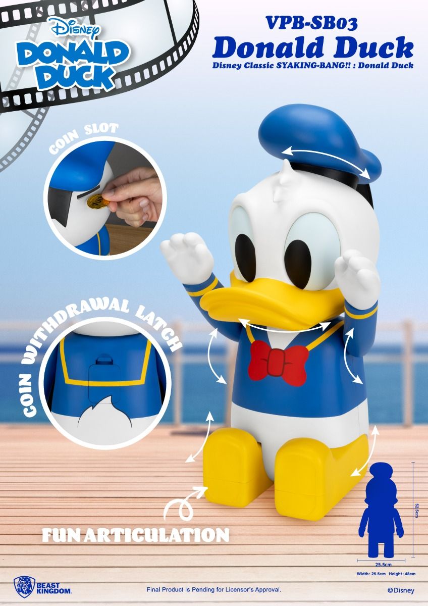 Tirelire SYAKING-BANG!! Donald Duck