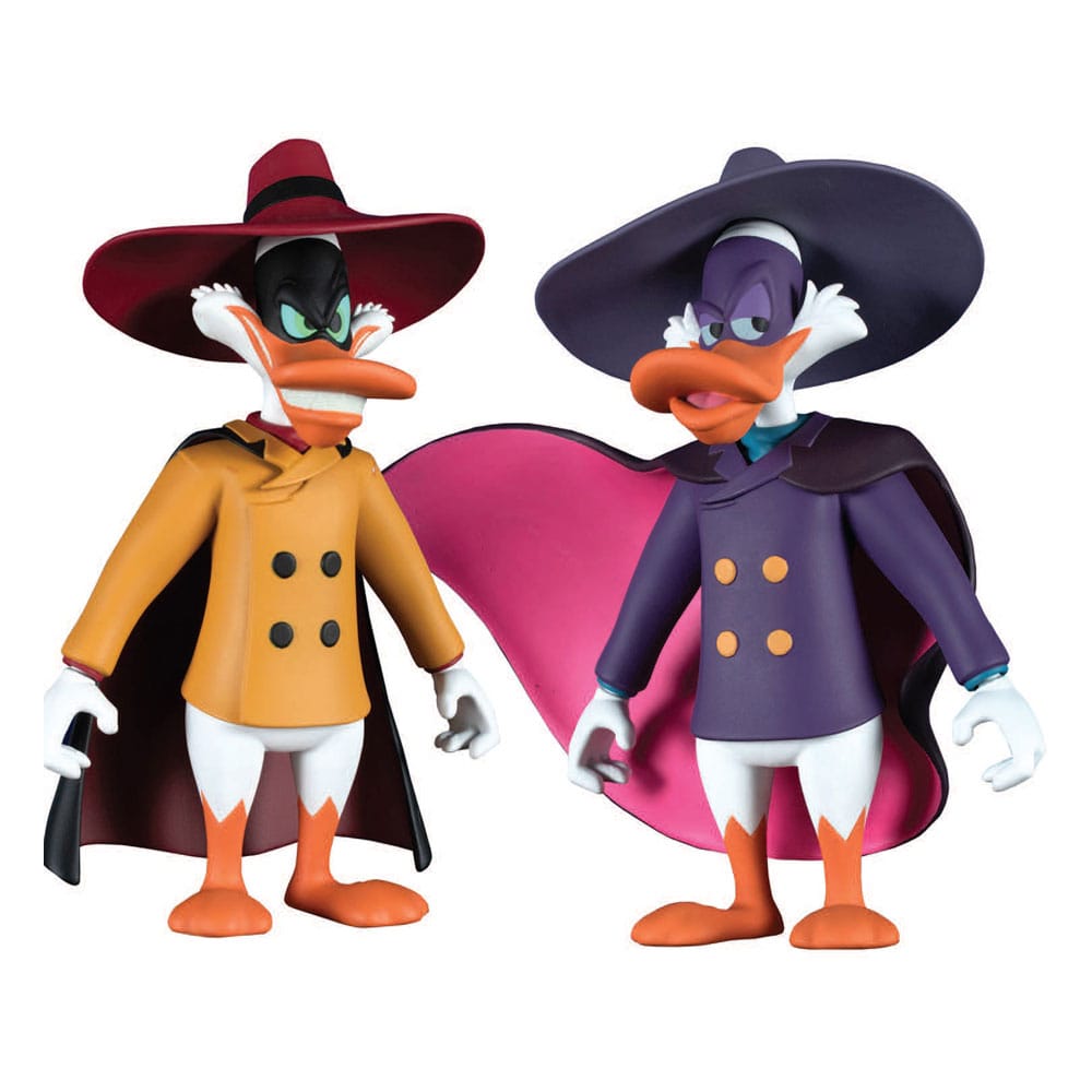 Confezione 2 Statuette Darkwing Duck & Negaduck