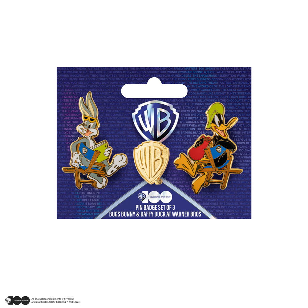 Pin's Bugs Bunny and Daffy Duck at Warner Bros 